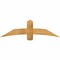 Ekena Millwork Bellingham Rough Sawn Timber Gable Bracket, Western Red Cedar, 60"W x 17"H x 2"D x 6"F, 7/12 Pitch GBW060X17X0206BEL00RWR - alternate 1